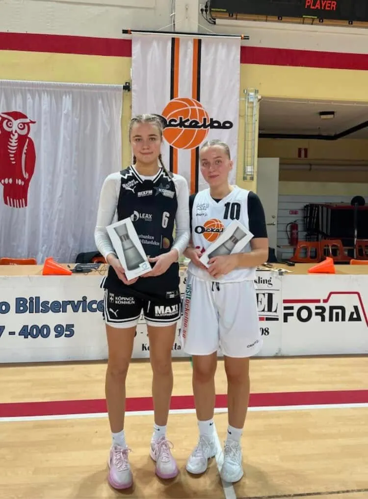 Matchens lirare Lisa Åberg och Nora Loman